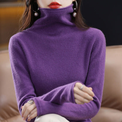 Ethelinda - Elegant pulover cu guler pentru femei