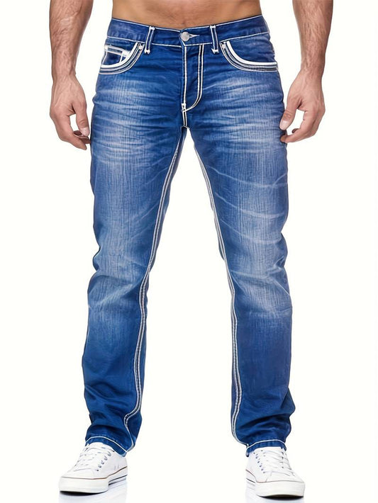 Griffin - Clasic Jeans în Denim Robust