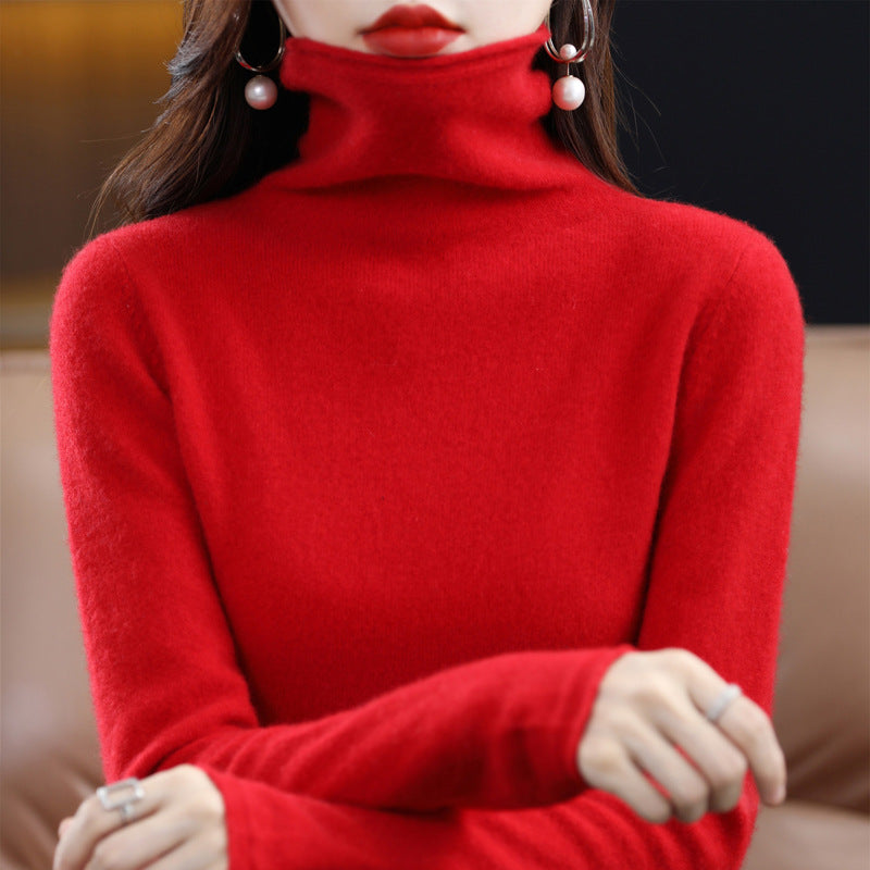 Ethelinda - Elegant pulover cu guler pentru femei