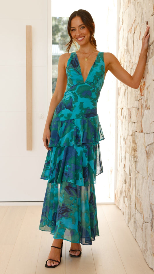 Philippa - Elegant Rochie Maxi de Vară Dame