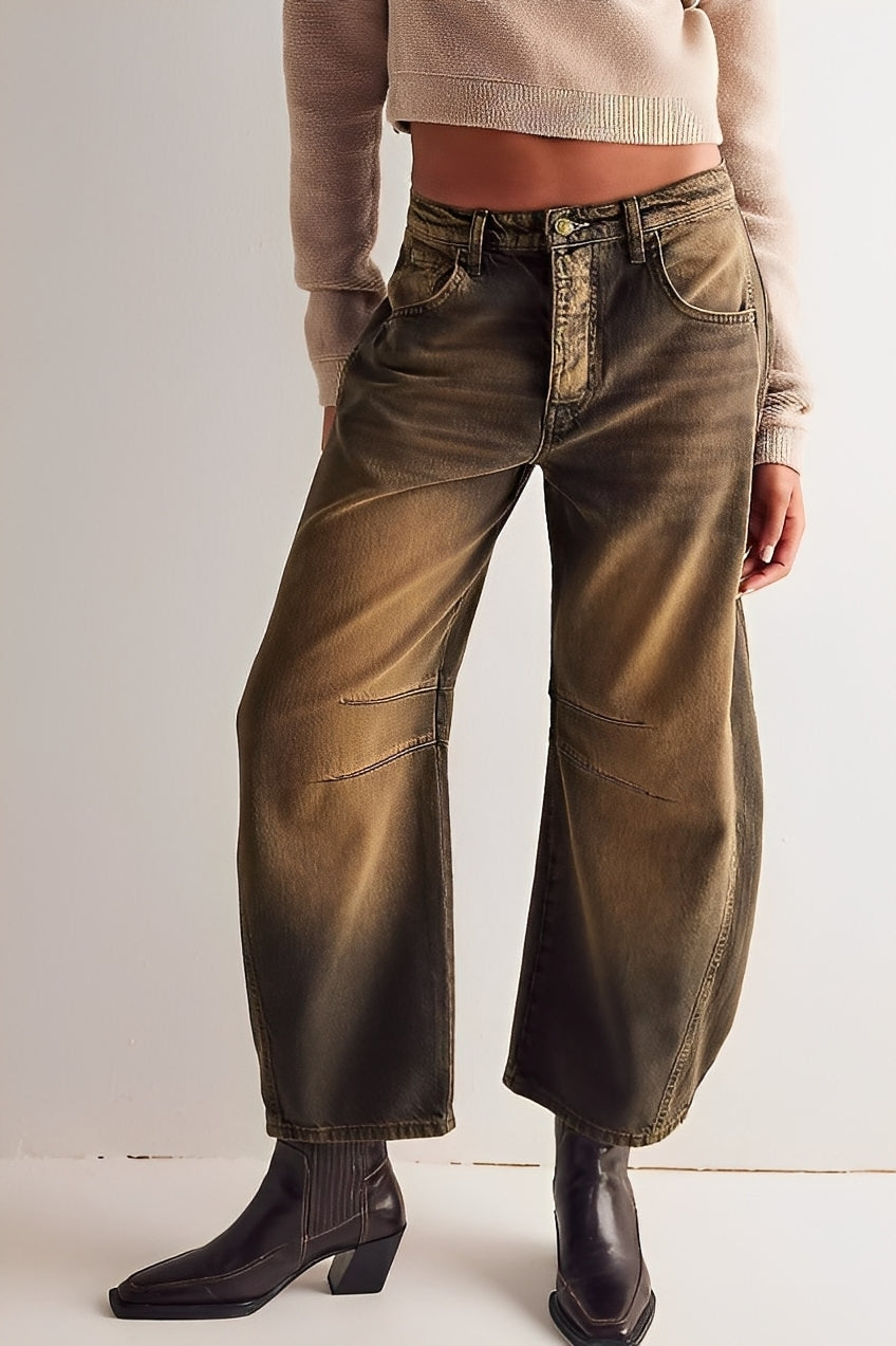 Jocelyn - Blugi lejeri cu croială largă pentru femei