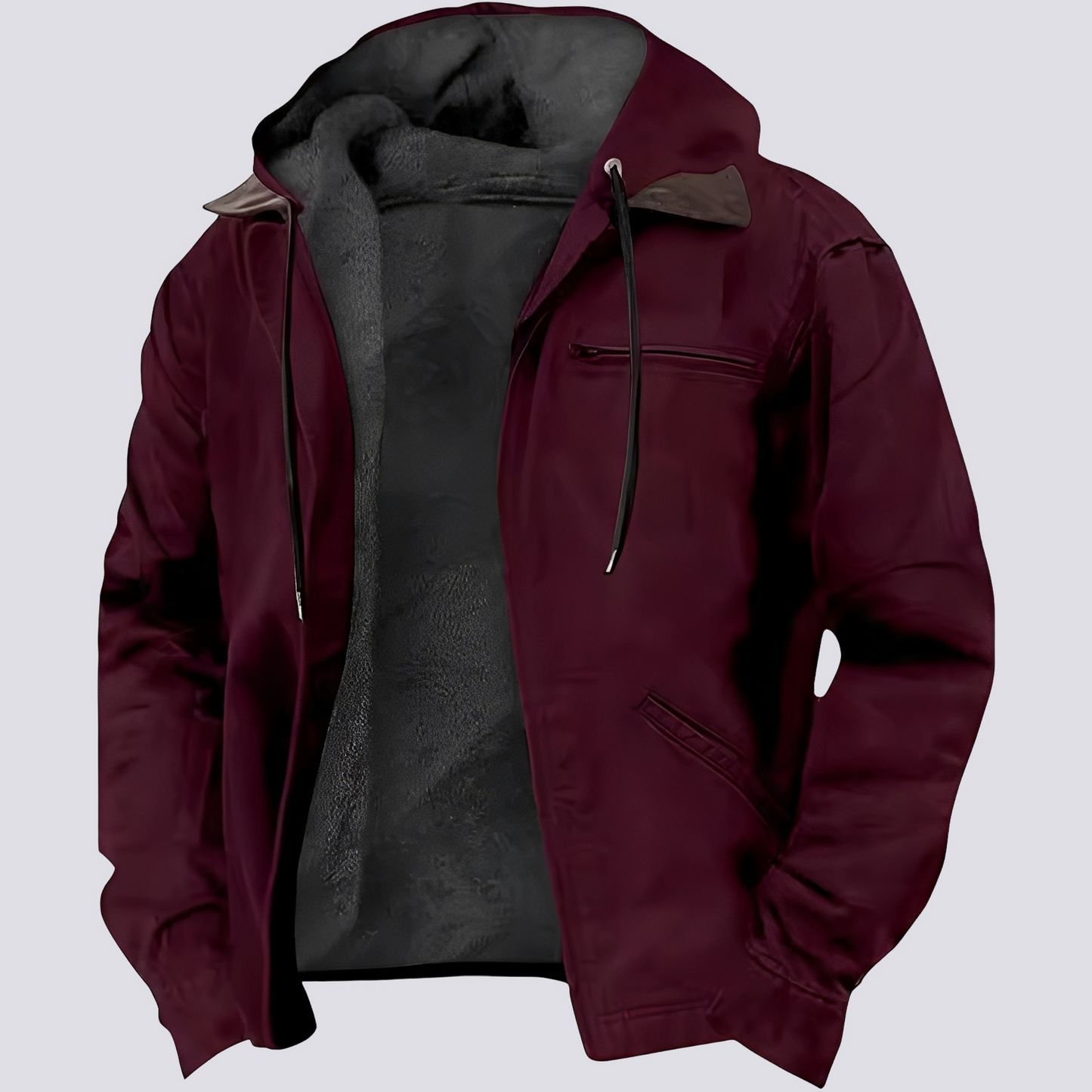 Harris - Jachetă căptușită cu glugă pentru bărbați, croială lejeră