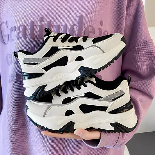 Sophie - Sneaker stilati cu talon gros pentru dame