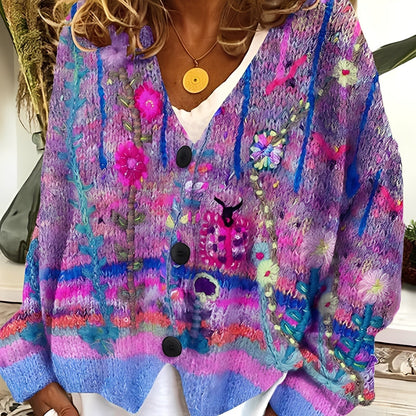 Daphné - Pulover colorat și confortabil pentru femei