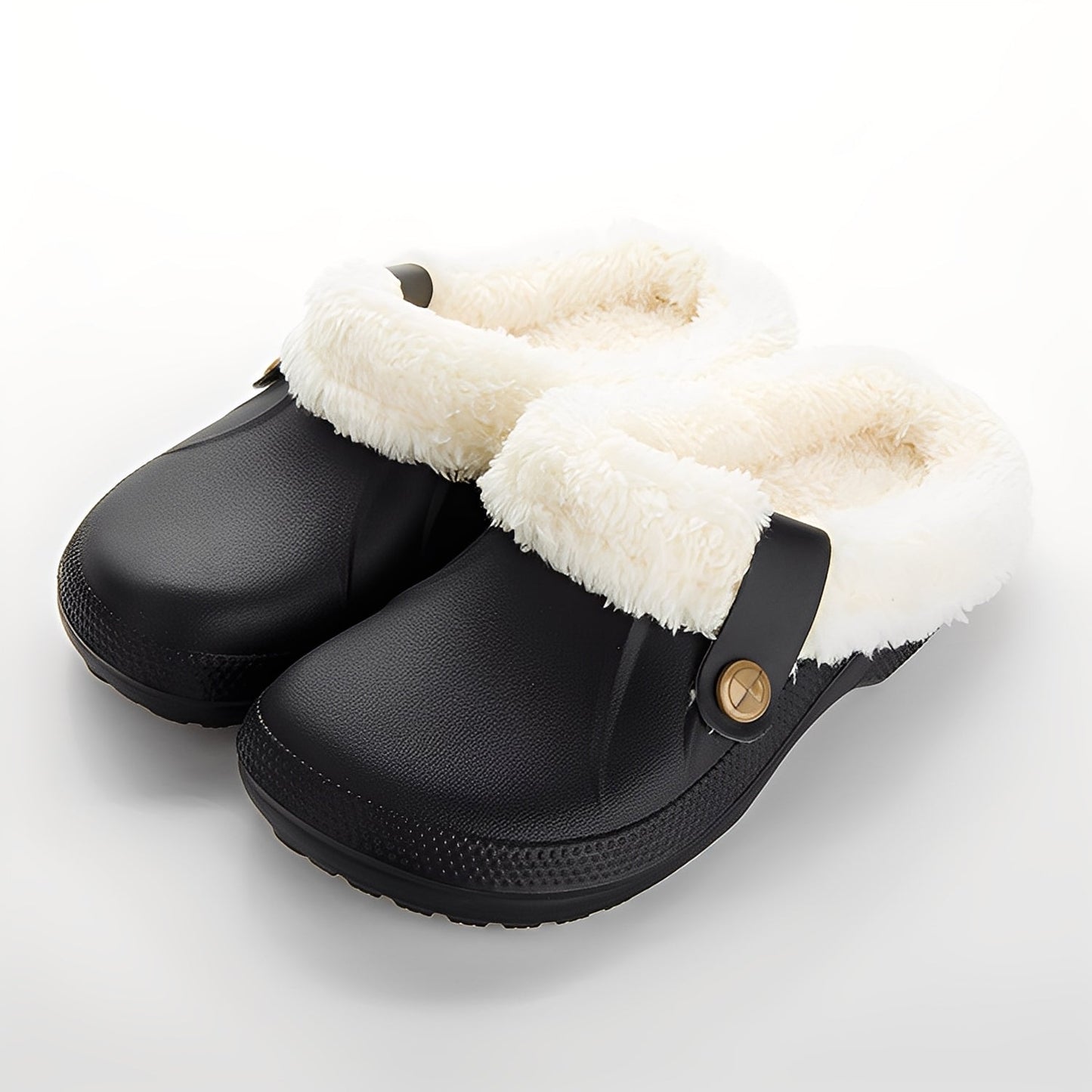 Melba - Clogs calde cu fleece pentru femei