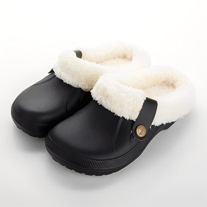 Melba - Clogs calde cu fleece pentru femei