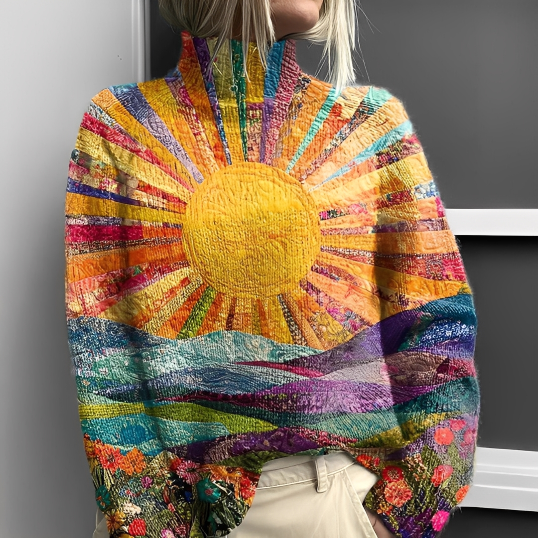 Olivia - Pulover pentru femei cu guler rulat și confortabil