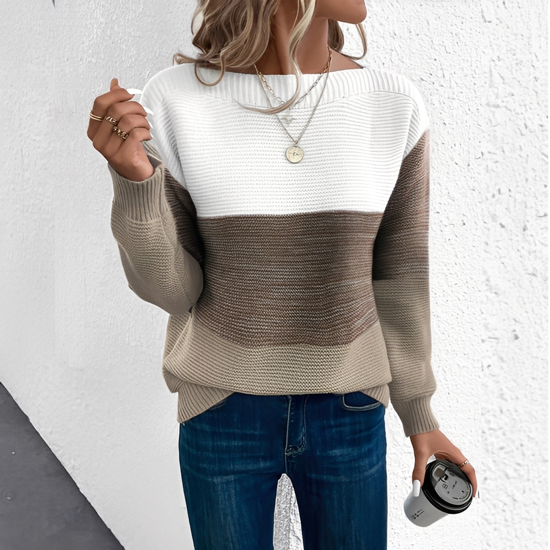 Anelie - Pulover tricotat la modă pentru femei