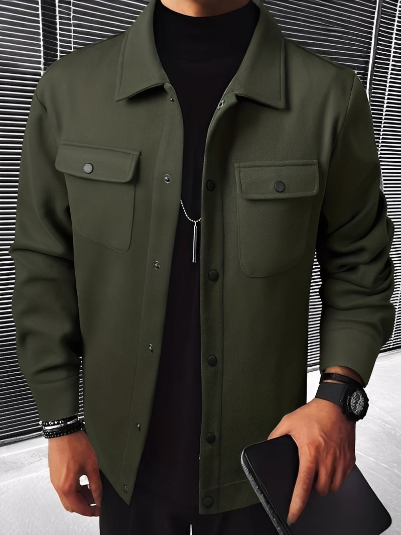 Clinton - Jachetă modernă cu rever și buzunare pentru bărbați