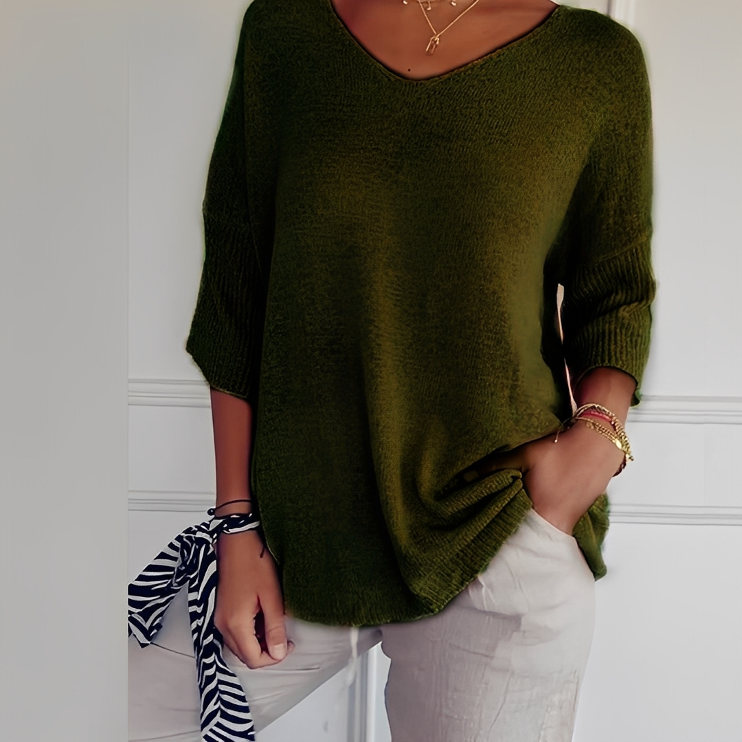 Mélodie - Pulover larg și elegant pentru femei