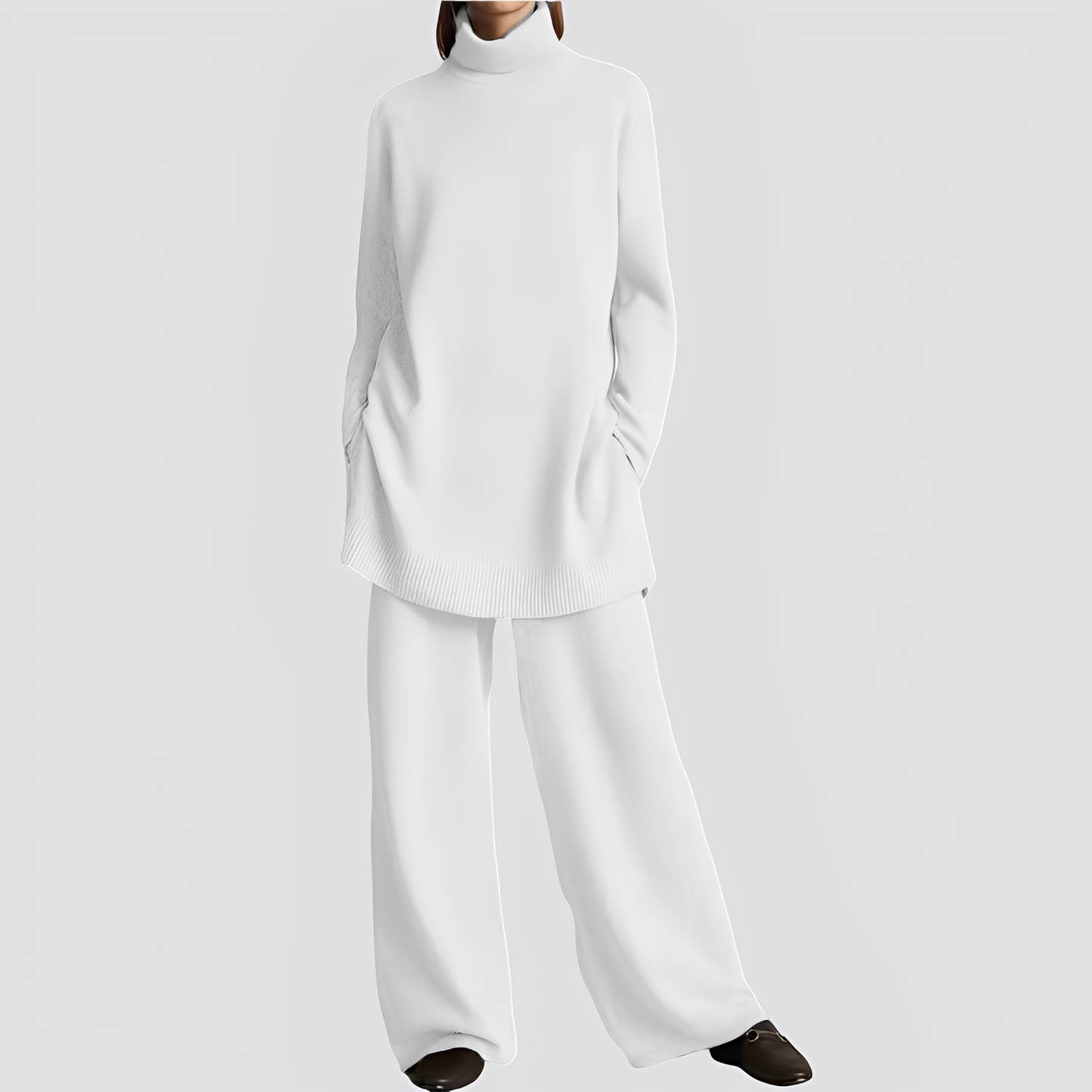 Jessica - Set lounge stil elegant cu guler înalt pentru dame