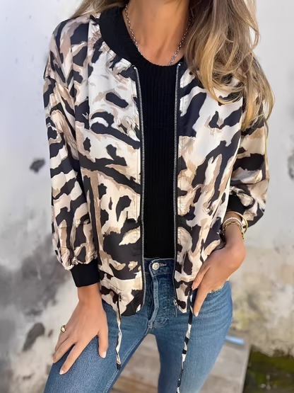 Ryana - Jachetă stilată cu fermoar pentru femei