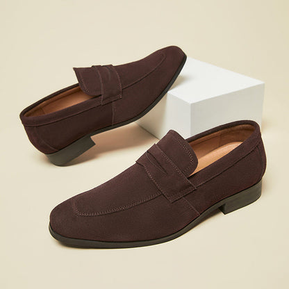 Terry - Pantofi slip-on din piele întoarsă pentru bărbați