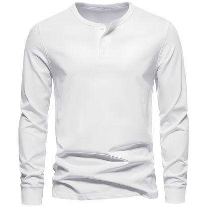 Nowell - Cămașă cu mânecă lungă, moale și lejeră pentru bărbați