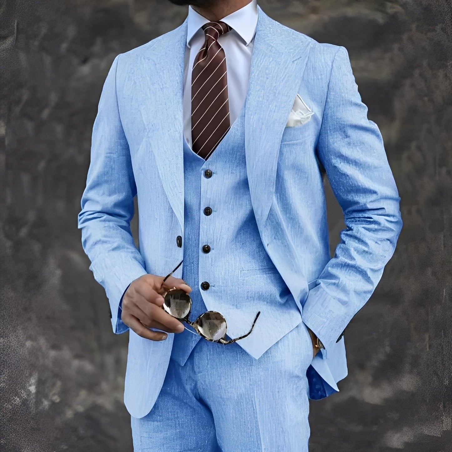 Cordell - Costum elegant, formal, trei piese pentru bărbați