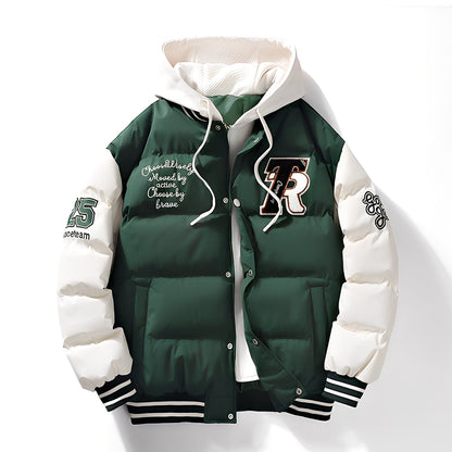 Xander - Geacă de iarnă cu glugă pentru bărbați