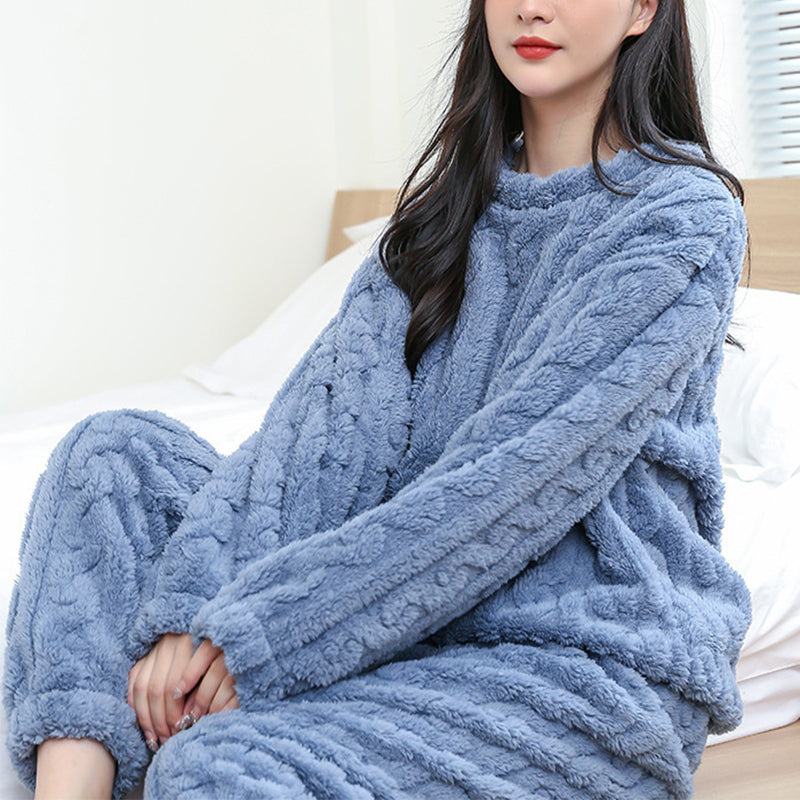 Kathryn - Pijamale confortabile, din fleece moale pentru femei