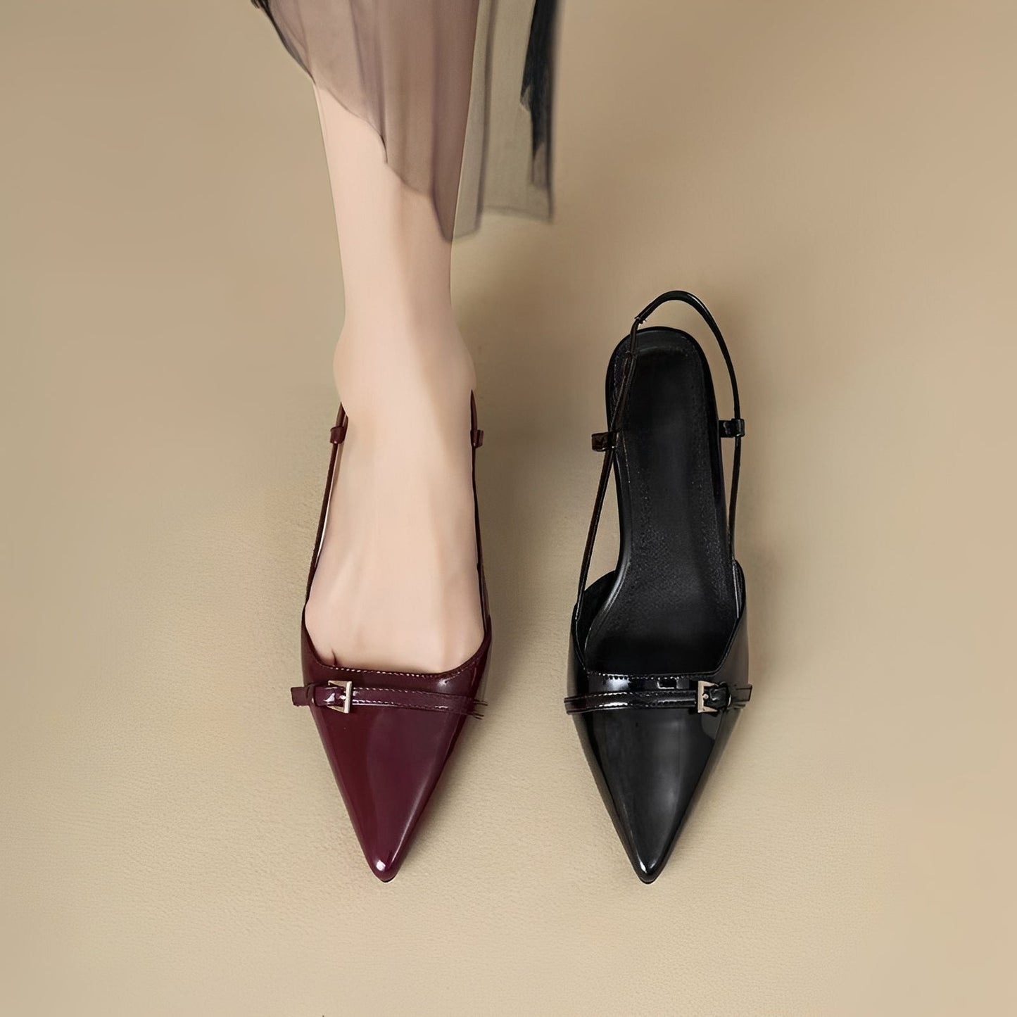 Alice - Pantofi clasici cu toc gol pentru dame