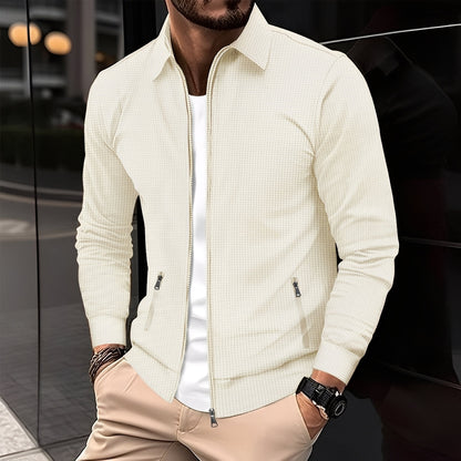 Anthony - Jachetă modernă cu buzunare cu fermoar pentru bărbați