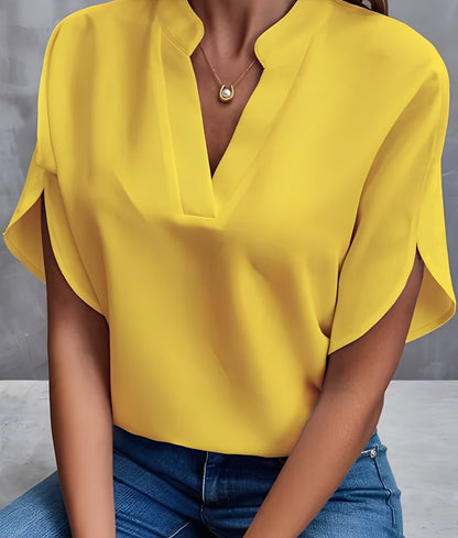 Chantelle - Bluza simplă cu decolteu în V pentru femei