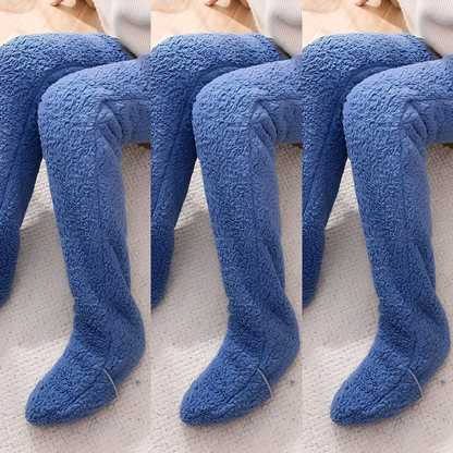 Camellia - Șosete de iarnă calde, peste genunchi, pentru femei