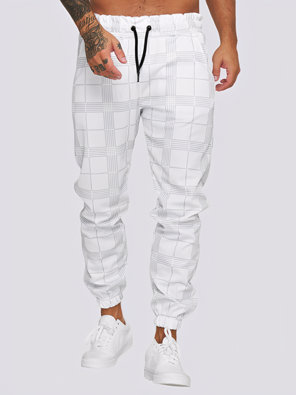 Jaeden - Stil pantaloni carouri pentru bărbați