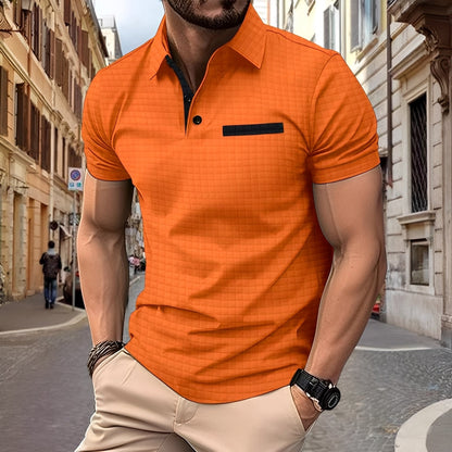 Benson - Elegant tricou polo slim-fit pentru bărbați