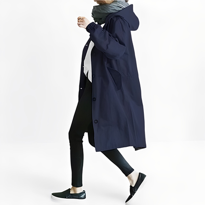 Giselle - Jachetă impermeabilă cu glugă pentru femei