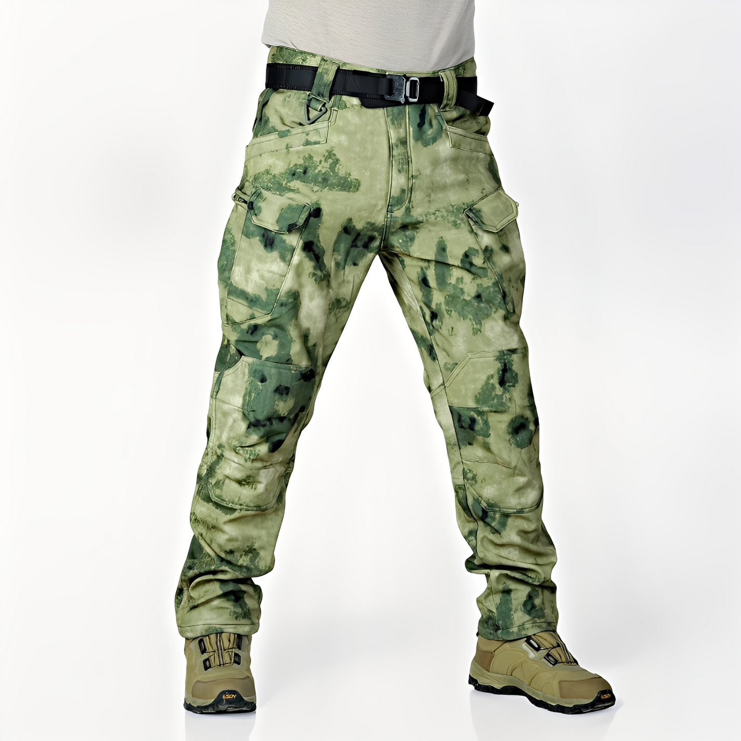 Brendon - Pantaloni tactici de drumeție cu mai multe buzunare pentru bărbați