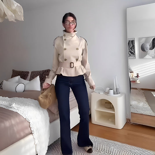 Cindy - Trench-coat la modă pentru femei