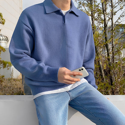 Bernard - tricou polo cu mânecă lungă pentru bărbați