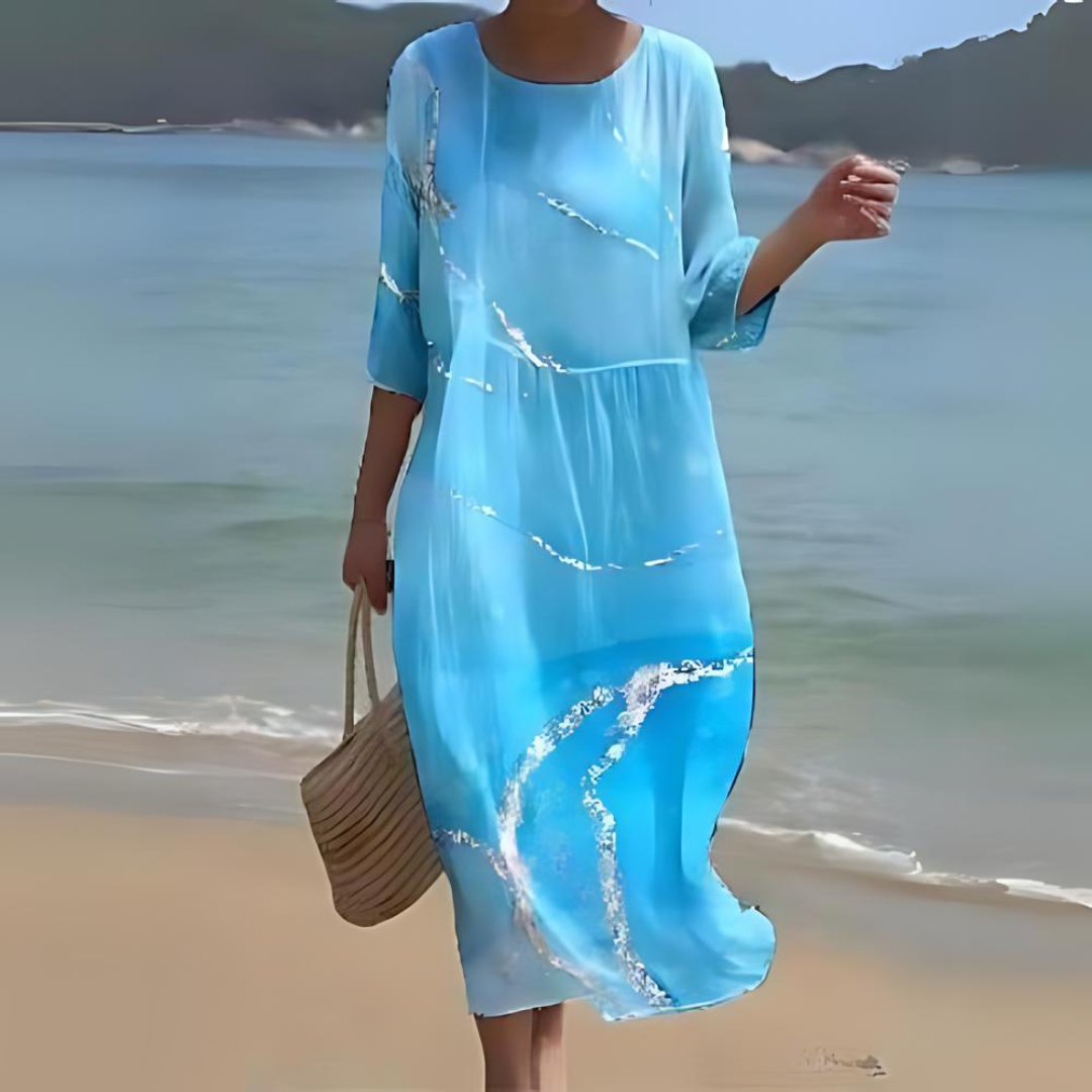 Alina – Rochie Midi Fluidă