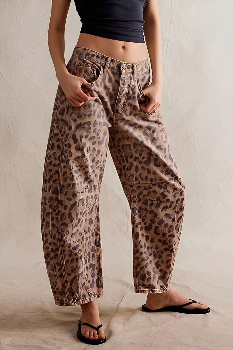 Jocelyn - Blugi lejeri cu croială largă pentru femei