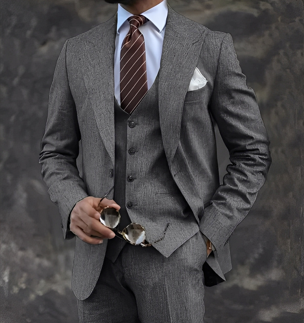 Cordell - Costum elegant, formal, trei piese pentru bărbați