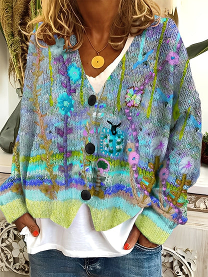 Daphné - Pulover colorat și confortabil pentru femei