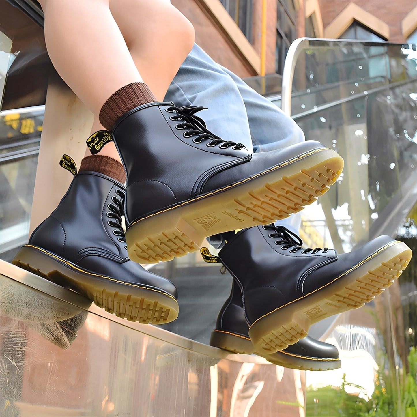 Armen - Cizme cu șireturi casual pentru bărbați