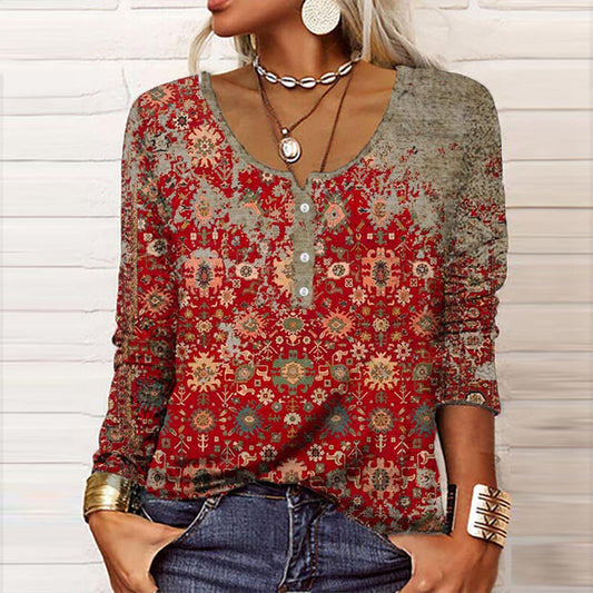 Hilde - Elegant pulover cu model aztec