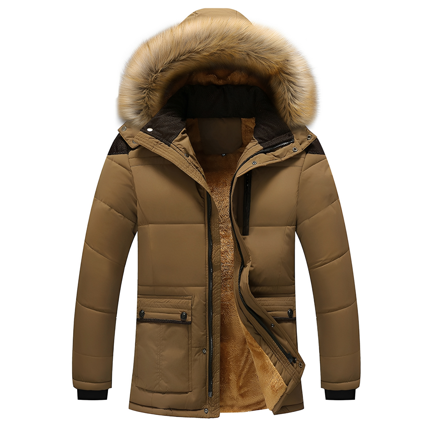 Shawn - Jachetă modernă cu glugă detașabilă pentru bărbați