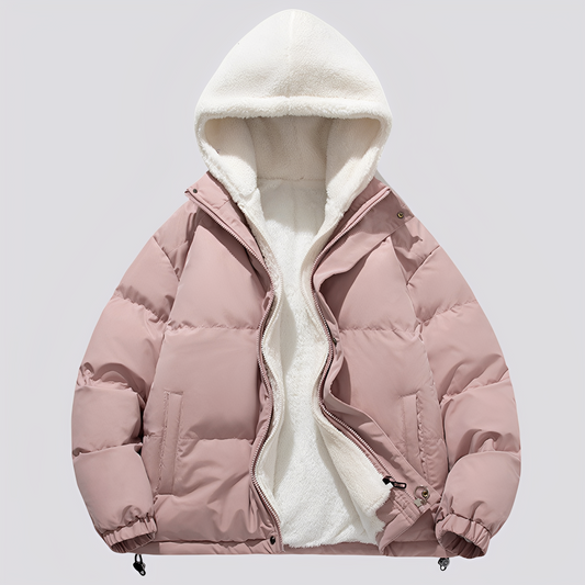 Gary - Jachetă caldă cu glugă și fermoar pentru bărbați