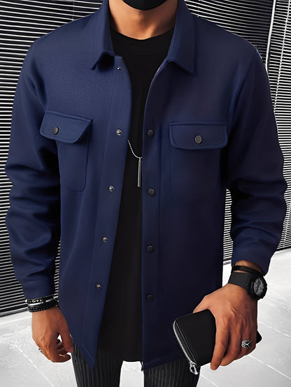 Clinton - Jachetă modernă cu rever și buzunare pentru bărbați