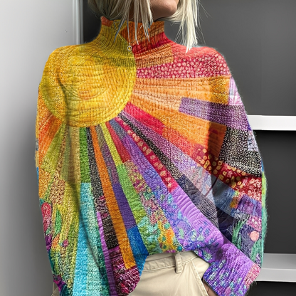 Olivia - Pulover pentru femei cu guler rulat și confortabil