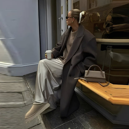 Veronica - Manta lungă elegantă, lejeră pentru dame