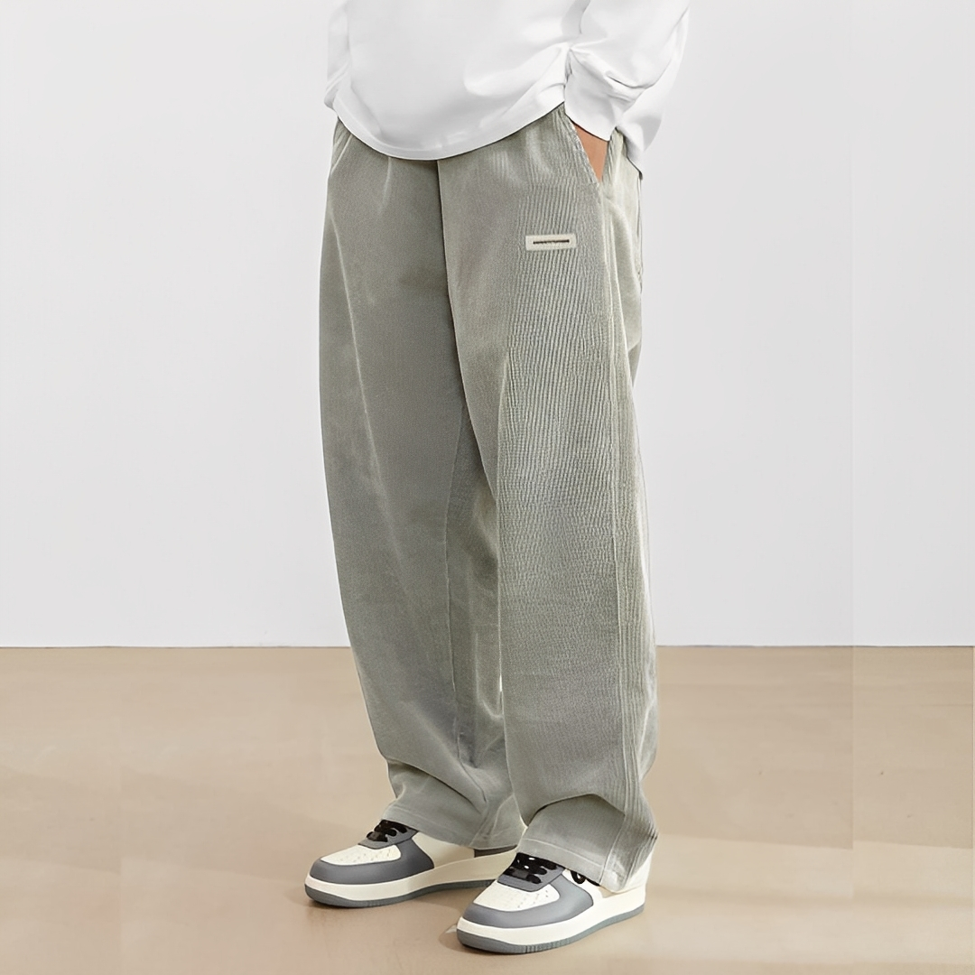 Dally - Pantalon bărbați cu croi evazat de stil clasic