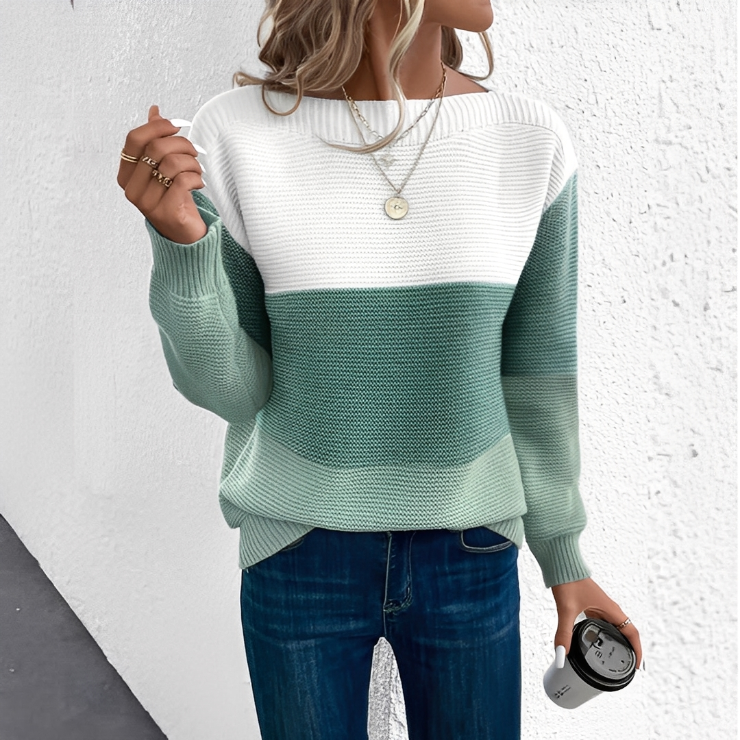 Anelie - Pulover tricotat la modă pentru femei