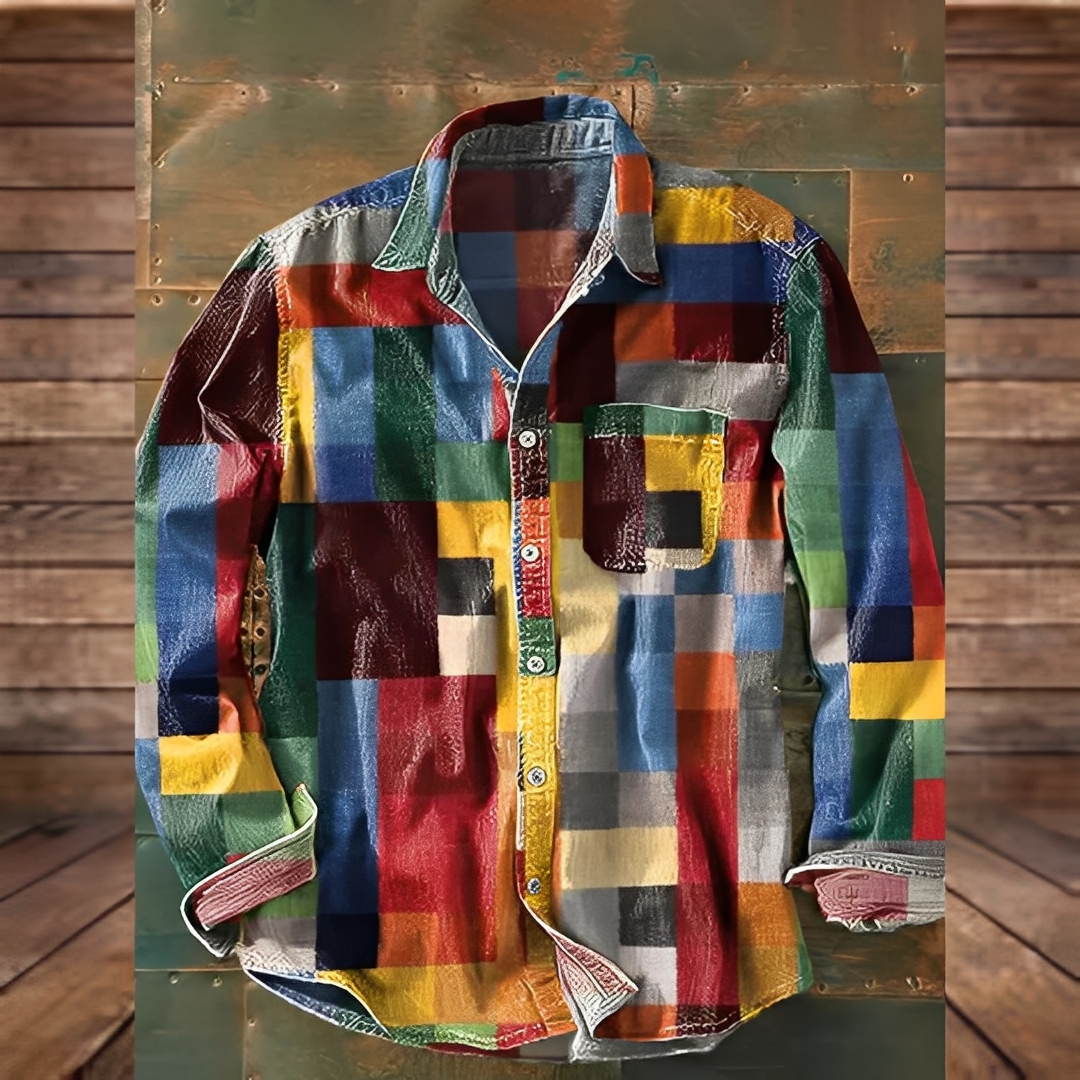 Gontran - Cămașă stilată cu buzunar util pentru bărbați