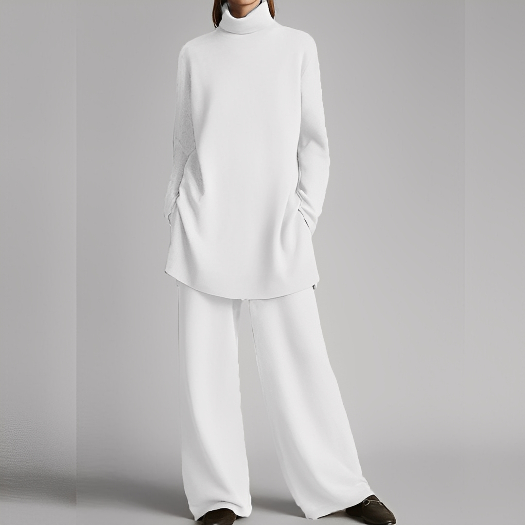 Mireille - Set de pulover și pantaloni de iarnă casual pentru femei