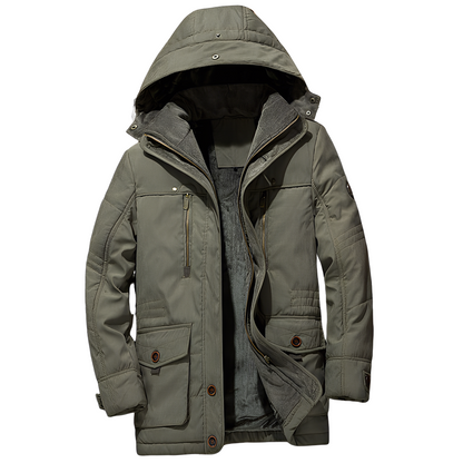 Bruce - Jachetă stilată cu glugă și căptușeală caldă pentru bărbați