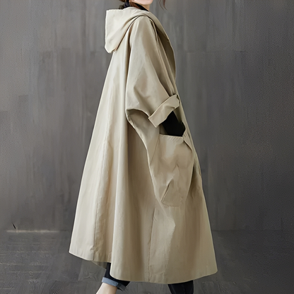 Dael - Trench-coat oversized pentru femei