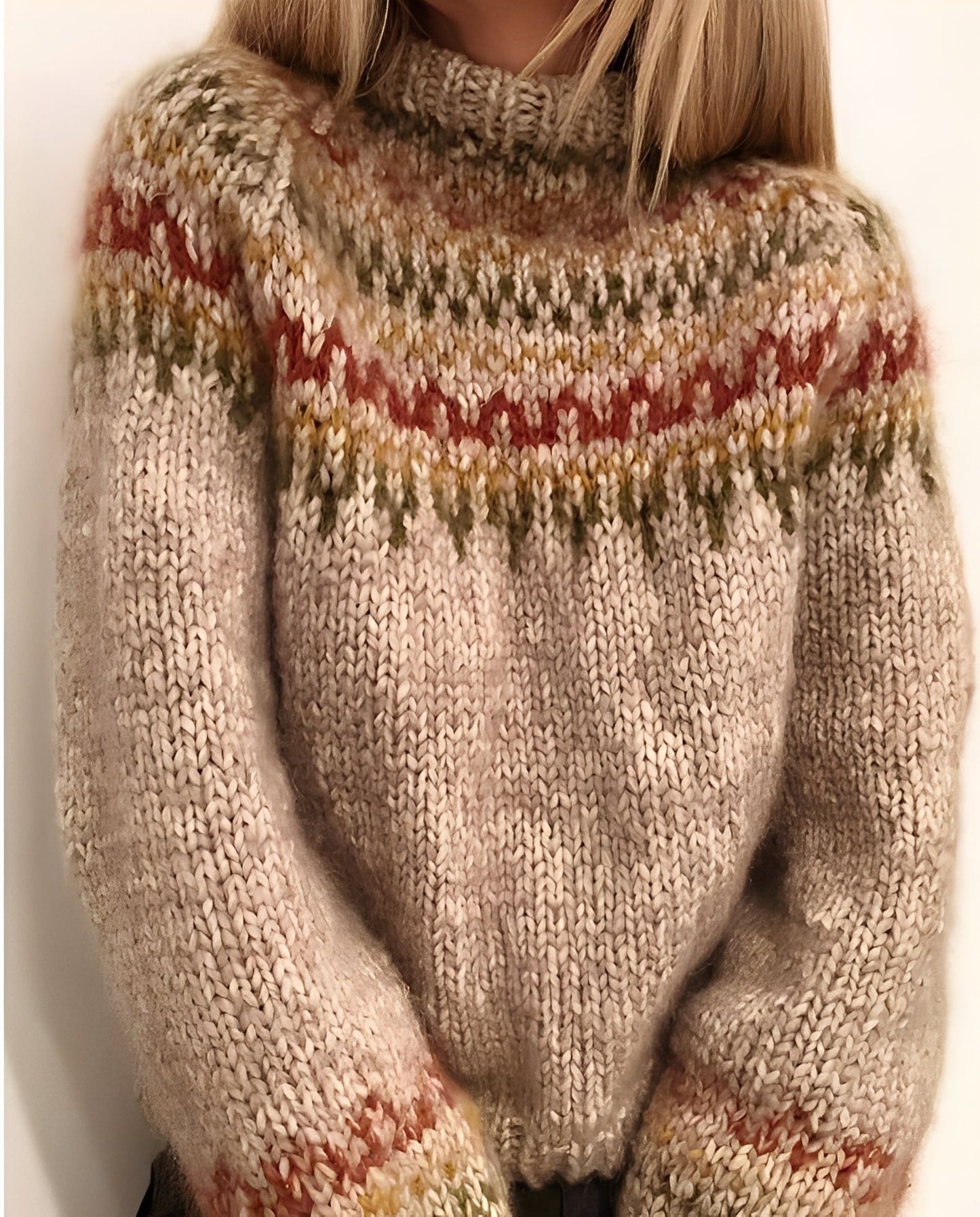 Macey - Pulover gros tricotat pentru dame