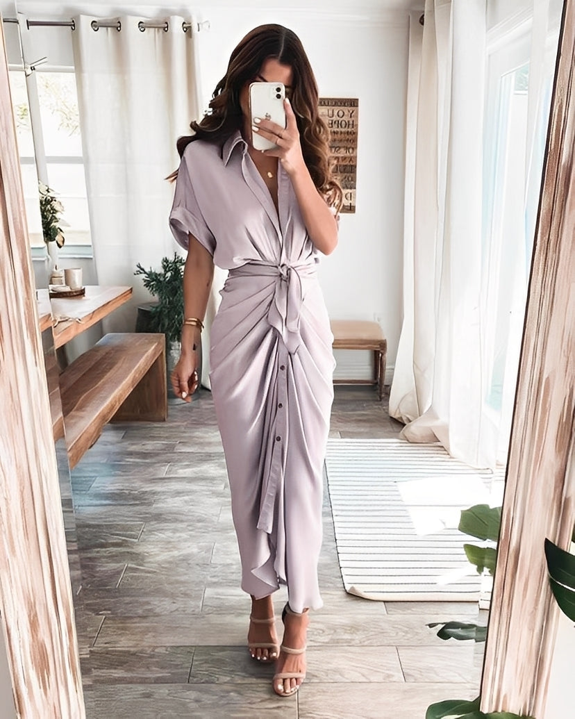 Antoinette - Rochie lungă stilată pentru femei